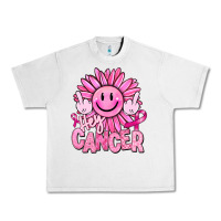 Lunar Rock hey cancer smiley face breast cancer Urban Heavy Tee - RanaPortraitStore
