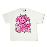 Pistachio hey cancer smiley face breast cancer Urban Heavy Tee - RanaPortraitStore