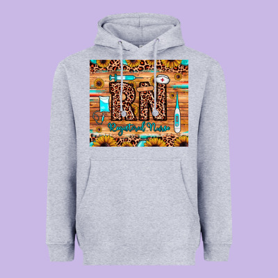 Rn Registered Nurse Heavyweight Hoodie Designed By Jahusdesignshop