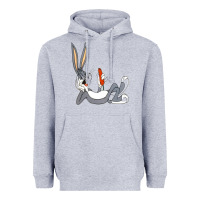 Heather Grey funny rabbit 3 Heavyweight Hoodie - linhVisuals