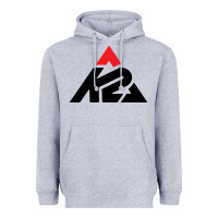 Heather Grey k2 ski snowboarding Heavyweight Hoodie - linhVisuals