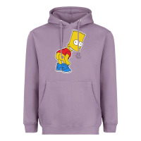 Lavender TRIPY BART SIMPSONS Heavyweight Hoodie - linhVisuals
