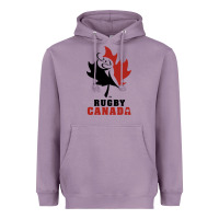 Lavender canada rugby Heavyweight Hoodie - linhVisuals