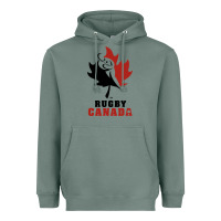 Sage canada rugby Heavyweight Hoodie - linhVisuals