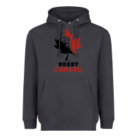 Smoke canada rugby Heavyweight Hoodie - linhVisuals
