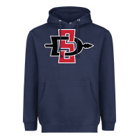 Navy san diego state aztecs Heavyweight Hoodie - linhVisuals