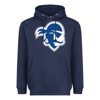 Navy seton hall pirates Heavyweight Hoodie - linhVisuals