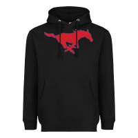 Black smu mu5t4ng Heavyweight Hoodie - linhVisuals