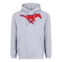 Heather Grey smu mu5t4ng Heavyweight Hoodie - linhVisuals