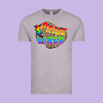 Pride Vibes Vintage Tee Designed By Fadigitalartstudio
