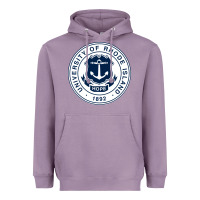 Lavender university of rhode island Heavyweight Hoodie - linhVisuals