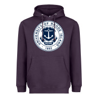 Plum university of rhode island Heavyweight Hoodie - linhVisuals