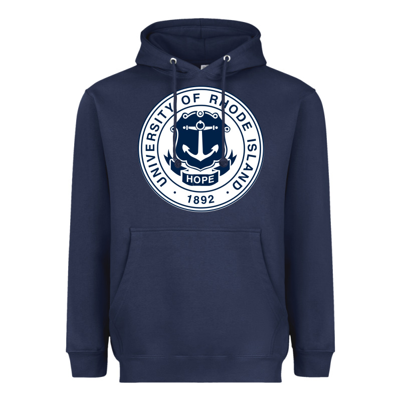 University Of Rhode Island Heavyweight Hoodie by linhVisuals | Teevron