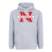Heather Grey nicholls state colonels wordmark Heavyweight Hoodie - linhVisuals