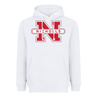 White nicholls state colonels wordmark Heavyweight Hoodie - linhVisuals