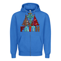 True Royal cross and christmas trees Zipper Hoodie - AdoDesignShop
