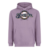 Lavender The Brew Crew Baseball Heavyweight Hoodie - linhVisuals