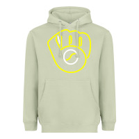 Matcha The Brew Crew Baseball Heavyweight Hoodie - linhVisuals