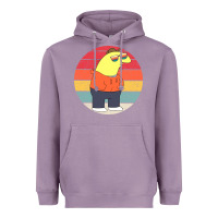Lavender smiling friends Heavyweight Hoodie - linhVisuals