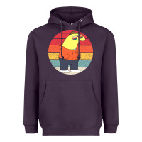 Plum smiling friends Heavyweight Hoodie - linhVisuals