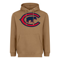 Toasted Coconut The Cubbies Baseball Heavyweight Hoodie - linhVisuals