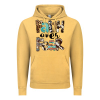 Vintage Mustard Faith Over Fear Vintage Hoodie - FaDigitalArtStudio