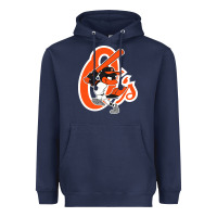Navy The O_S Baseball Merch Heavyweight Hoodie - linhVisuals