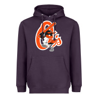 Plum The O_S Baseball Merch Heavyweight Hoodie - linhVisuals