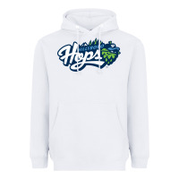 White Hillsboro Hops (2) Heavyweight Hoodie - linhVisuals