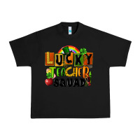 Black lucky teacher squad St. Patricks Day Urban Heavy Tee - FaDigitalArtStudio