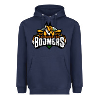 Navy Schaumburg Boomers Heavyweight Hoodie - linhVisuals