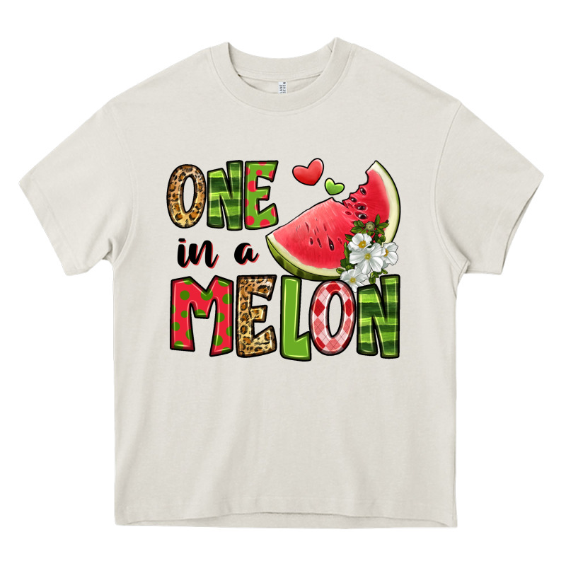 One In A Melon Watermelon Heavy Core Tee by Jasminsmagicworld | Teevron