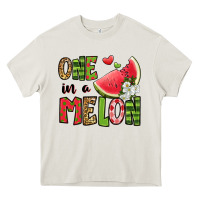 Cream one in a melon watermelon Heavy Core Tee - Jasminsmagicworld