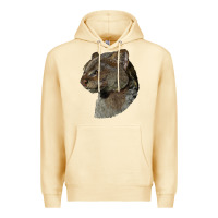 Pina Colada Jaguarundi Head Premium Hoodie - LillyAllenDesigns