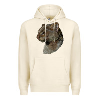 Tofu Jaguarundi Head Premium Hoodie - LillyAllenDesigns