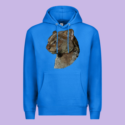Jaguarundi Head Premium Hoodie Designed By Lillyallendesigns