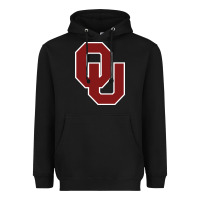 Black oklahoma sooners Heavyweight Hoodie - linhVisuals