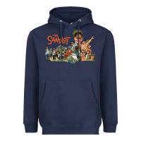 Navy the sandlot Heavyweight Hoodie - linhVisuals
