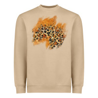 Mushroom leopard glitter patch Heavyweight Sweatshirt - AdoDesignShop