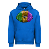 Cobalt mardi gras kiss Urban Hoodie - RanaPortraitStore