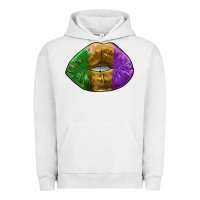 Pigment Lunar Rock mardi gras kiss Urban Hoodie - RanaPortraitStore