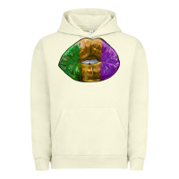Pigment Pistachio mardi gras kiss Urban Hoodie - RanaPortraitStore