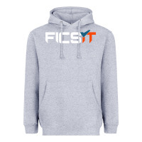 Heather Grey ficsit satisfactory Heavyweight Hoodie - linhVisuals
