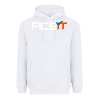White ficsit satisfactory Heavyweight Hoodie - linhVisuals
