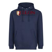 Navy Elon University Heavyweight Hoodie - linhVisuals