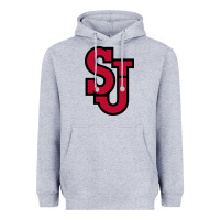 Heather Grey the st. john's red storm Heavyweight Hoodie - linhVisuals