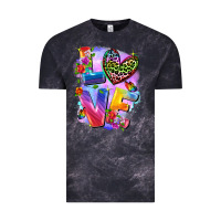 Cloud Black Love pride Vintage Tee - FaDigitalArtStudio