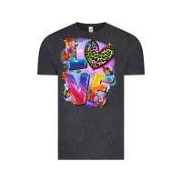 Vintage Black Love pride Vintage Tee - FaDigitalArtStudio