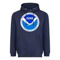 Navy noaa national oceanic Heavyweight Hoodie - linhVisuals