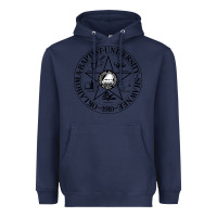 Navy oklahoma baptist university Heavyweight Hoodie - linhVisuals